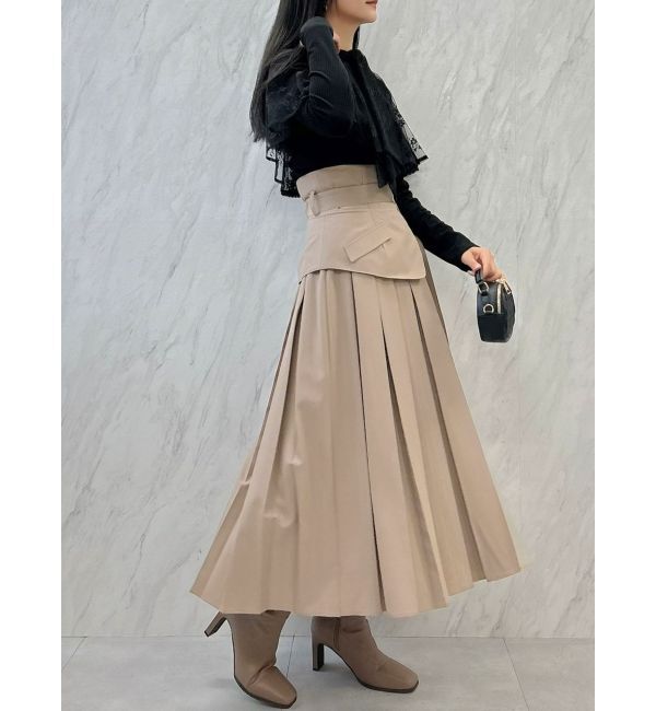 dazzlin「チュールレイヤードプリーツスカート」|スカート|