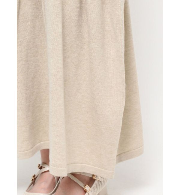 dazzlin「カーデレイヤーバックオープンニットワンピース」|ワンピース|