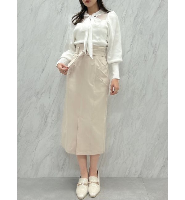 dazzlin「タイトギャザータックスカート」|スカート|