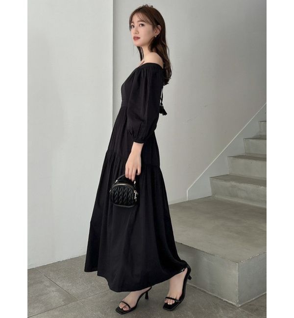 dazzlin「バックオープンボリュームコットンワンピース」|ワンピース|