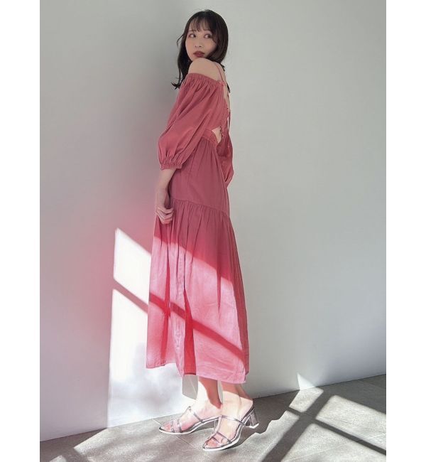 dazzlin「バックオープンボリュームコットンワンピース」|ワンピース|