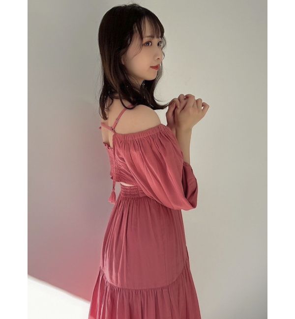 dazzlin「バックオープンボリュームコットンワンピース」|ワンピース|