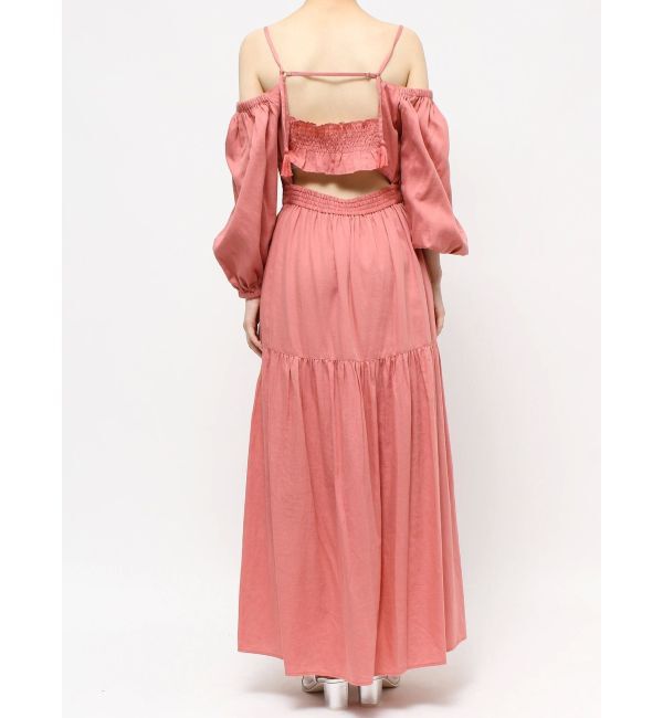 dazzlin「バックオープンボリュームコットンワンピース」|ワンピース|