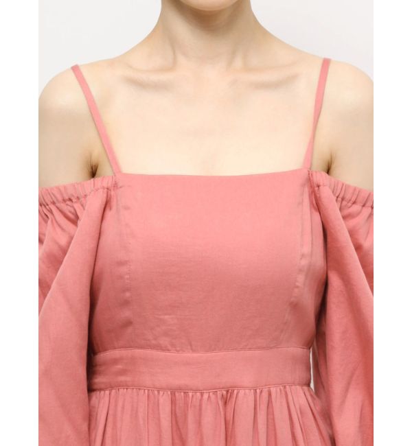 dazzlin「バックオープンボリュームコットンワンピース」|ワンピース|