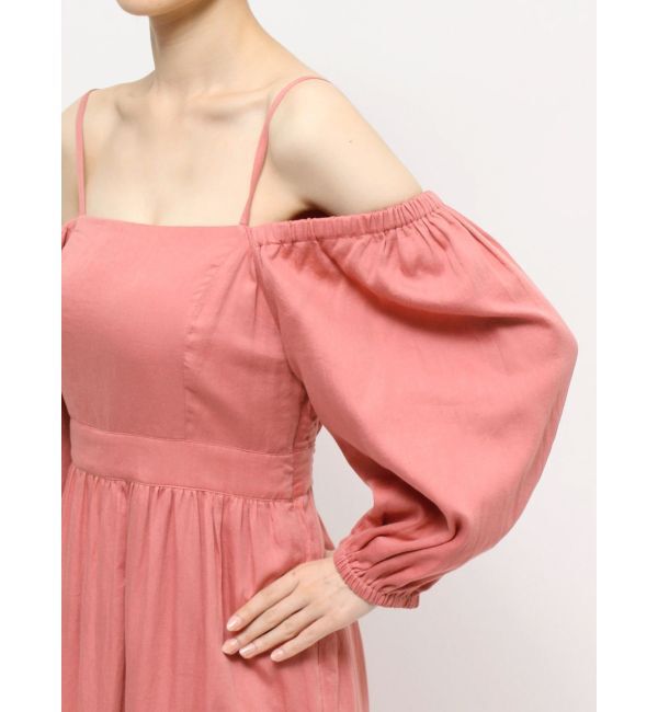 dazzlin「バックオープンボリュームコットンワンピース」|ワンピース|