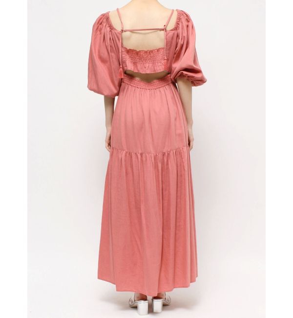 dazzlin「バックオープンボリュームコットンワンピース」|ワンピース|