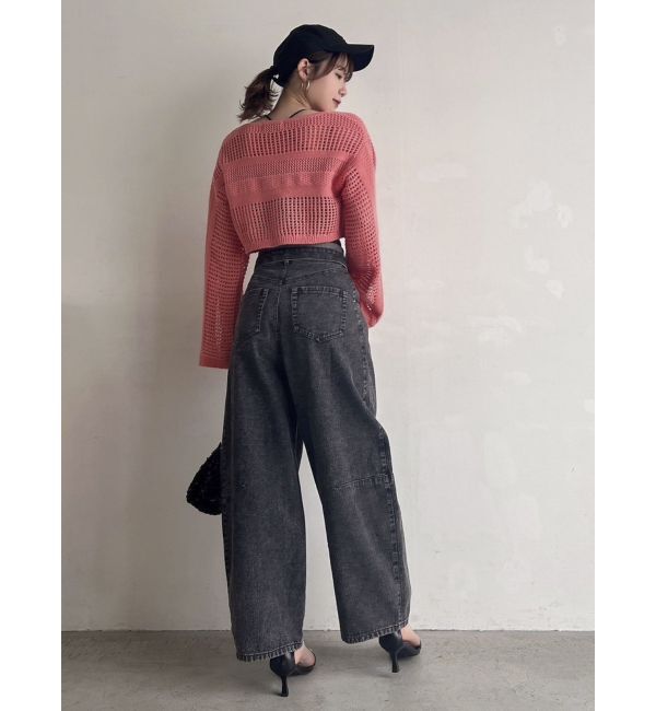 dazzlin「ホックデザインニットカーデ」|カーディガン|