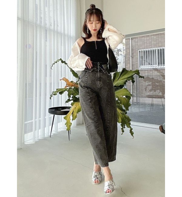 dazzlin「ホックデザインニットカーデ」|カーディガン|