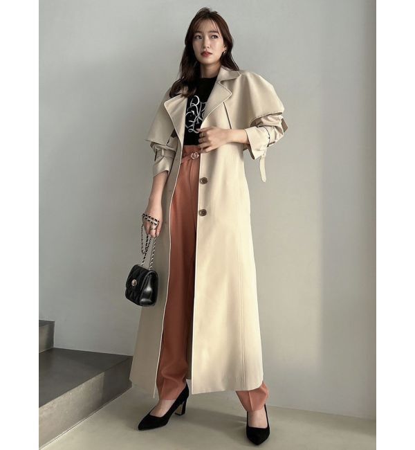 dazzlin「ハイウエストタックテーパードパンツ」|その他|