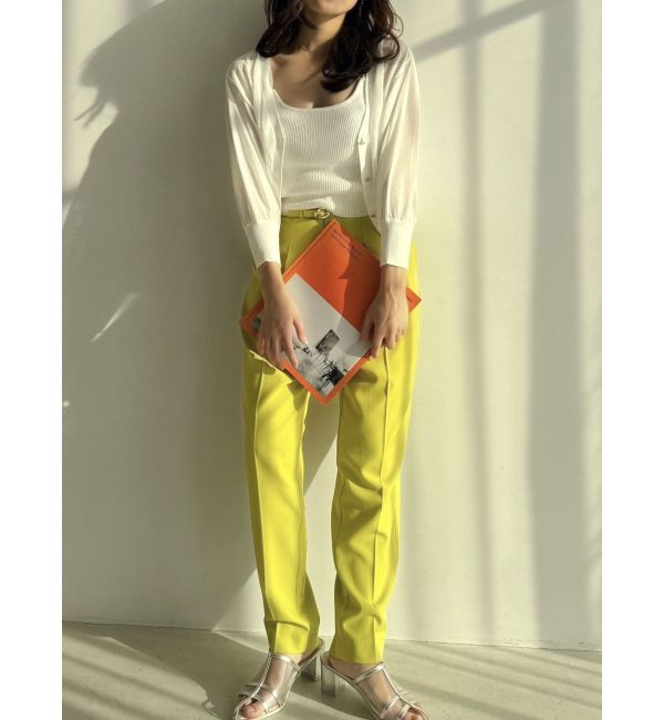 dazzlin「ハイウエストタックテーパードパンツ」|その他|