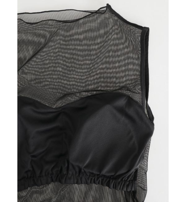 dazzlin「カップ付シアーインナー」|タンクトップ|