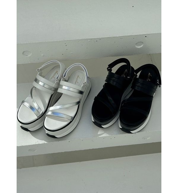 dazzlin「メタリックスポサン」|サンダル|