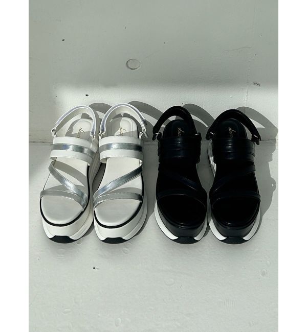 dazzlin「メタリックスポサン」|サンダル|