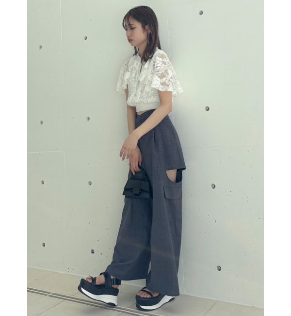 dazzlin「サイドオープンカーゴワイドパンツ」|その他|