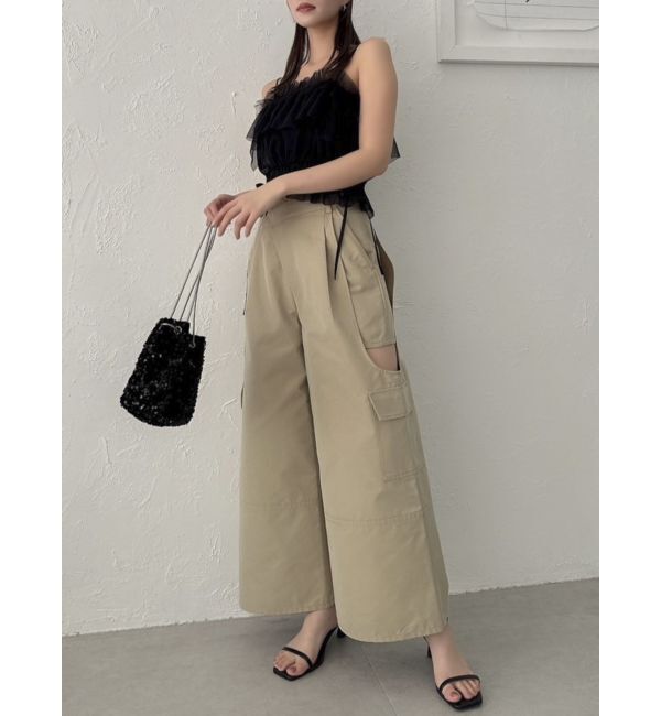 dazzlin「サイドオープンカーゴワイドパンツ」|その他|