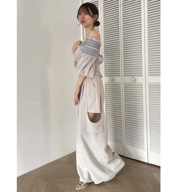 dazzlin「サイドオープンカーゴワイドパンツ」|その他|