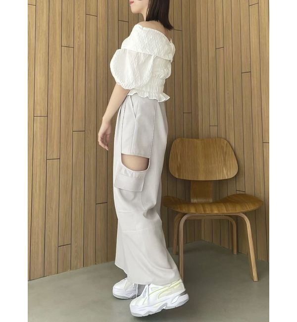 dazzlin「サイドオープンカーゴワイドパンツ」|その他|