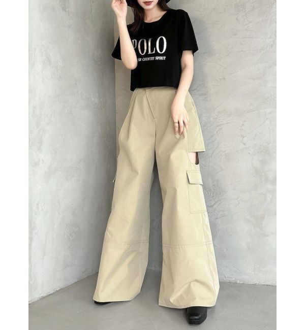 dazzlin「サイドオープンカーゴワイドパンツ」|その他|