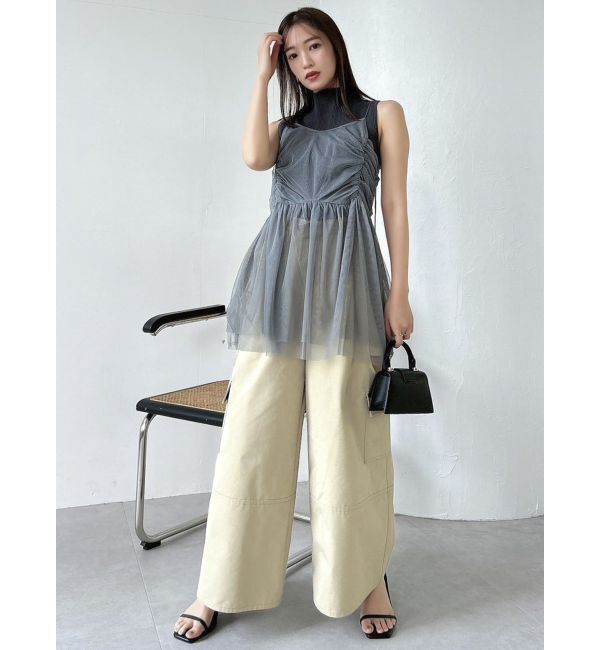 dazzlin「サイドオープンカーゴワイドパンツ」|その他|