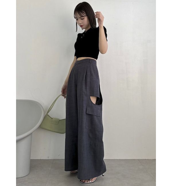 dazzlin「サイドオープンカーゴワイドパンツ」|その他|