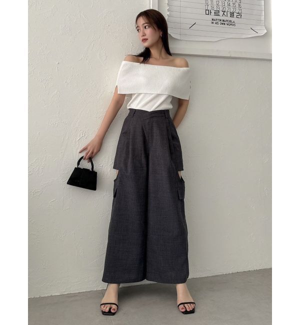 dazzlin「サイドオープンカーゴワイドパンツ」|その他|