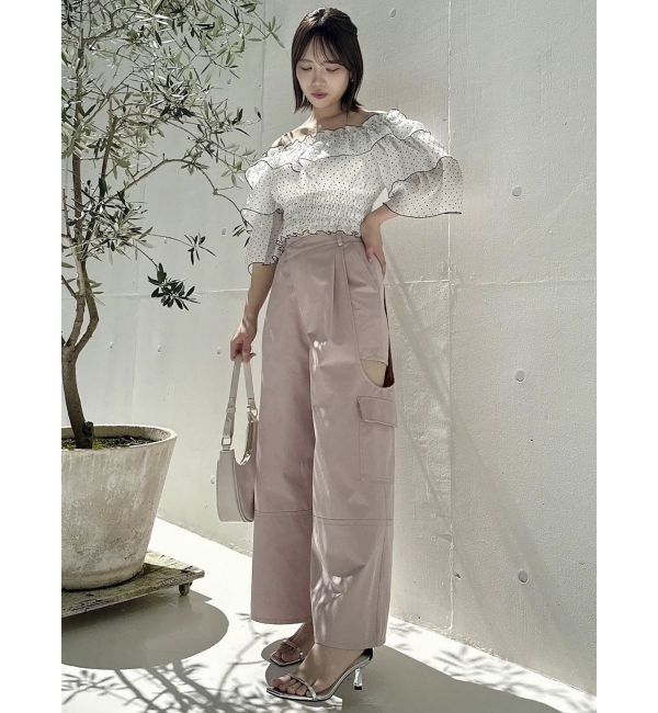 dazzlin「サイドオープンカーゴワイドパンツ」|その他|