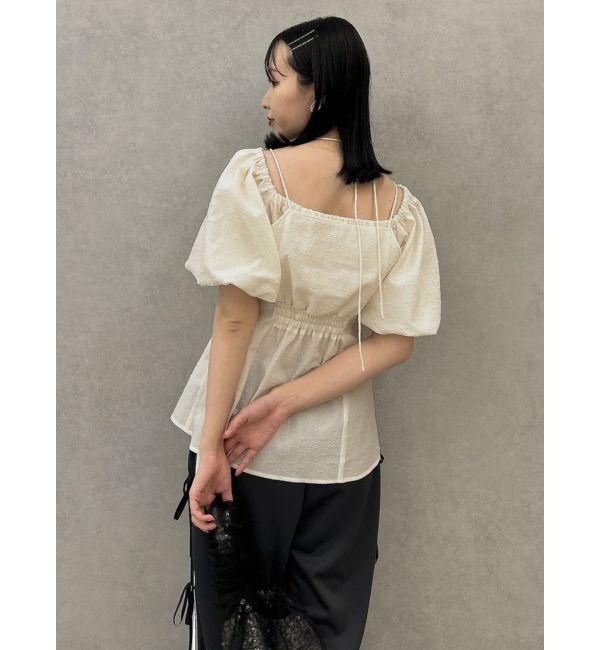 dazzlin「【SETUP】ビスチェレイヤードペプラムブラウス※セットアップ対応」|シャツ・ブラウス|