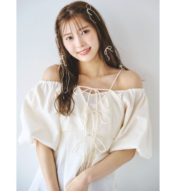 dazzlin「【SETUP】ビスチェレイヤードペプラムブラウス※セットアップ対応」|シャツ・ブラウス|