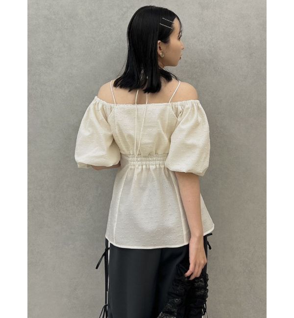 dazzlin「【SETUP】ビスチェレイヤードペプラムブラウス※セットアップ対応」|シャツ・ブラウス|