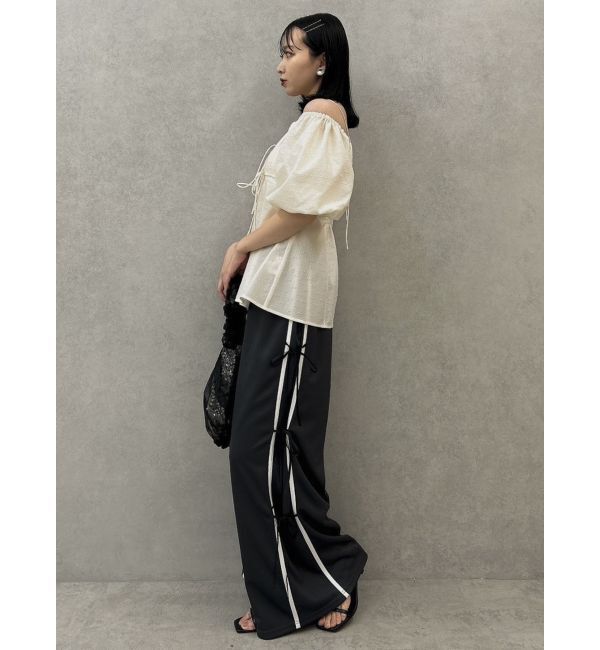 dazzlin「【SETUP】ビスチェレイヤードペプラムブラウス※セットアップ対応」|シャツ・ブラウス|