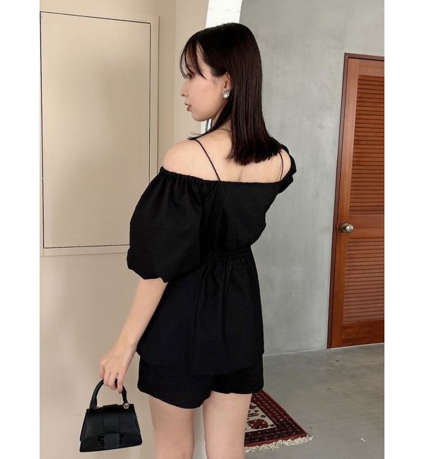 dazzlin「【SETUP】ビスチェレイヤードペプラムブラウス※セットアップ対応」|シャツ・ブラウス|