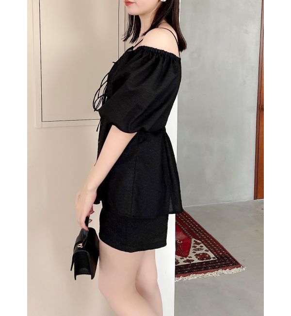 dazzlin「【SETUP】ビスチェレイヤードペプラムブラウス※セットアップ対応」|シャツ・ブラウス|