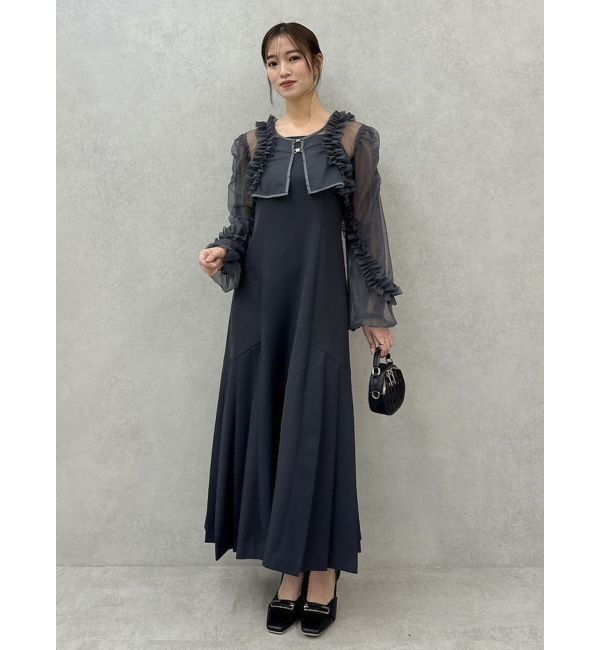 dazzlin「2ピースフリルボレロワンピース」|ワンピース|