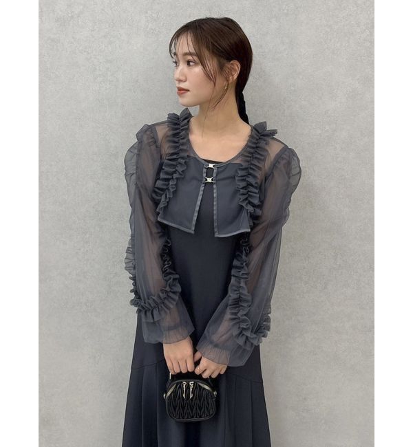 dazzlin「2ピースフリルボレロワンピース」|ワンピース|