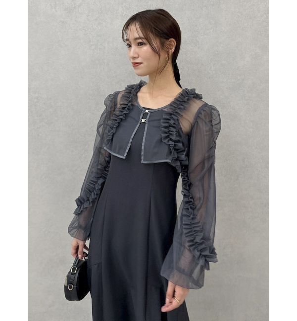 dazzlin「2ピースフリルボレロワンピース」|ワンピース|