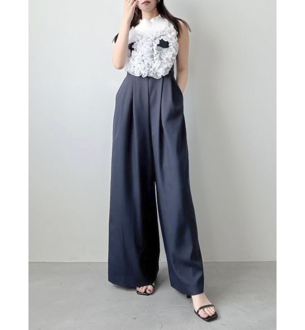 dazzlin「ハートチュールフリルオールインワン」|ワンピース|