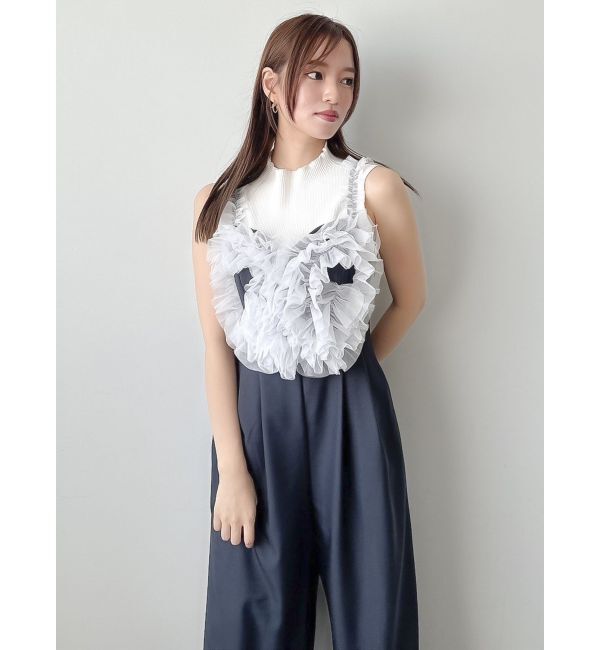 dazzlin「ハートチュールフリルオールインワン」|ワンピース|