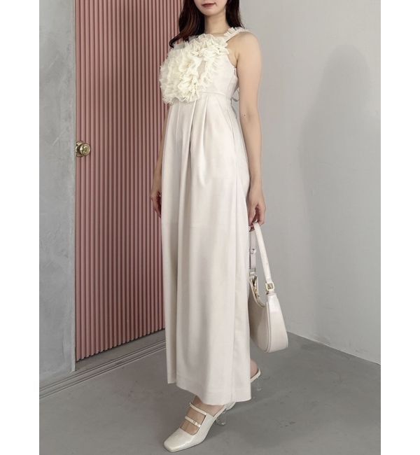 dazzlin「ハートチュールフリルオールインワン」|ワンピース|