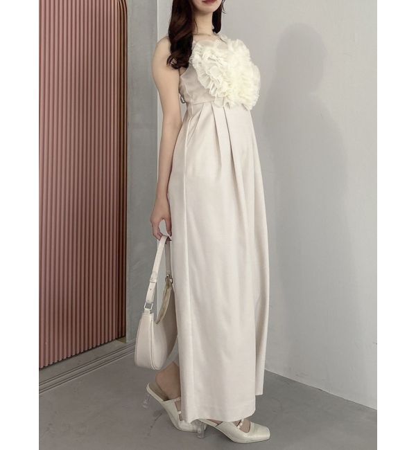 dazzlin「ハートチュールフリルオールインワン」|ワンピース|