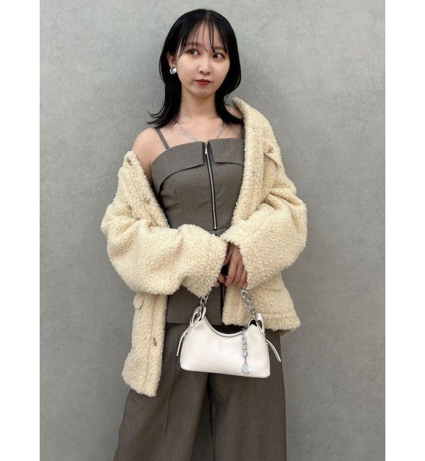 dazzlin「ボアフレンチブルゾン」|ブルゾン・スタジャン|