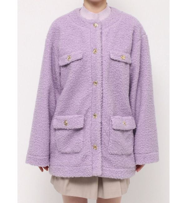 dazzlin「ボアフレンチブルゾン」|ブルゾン・スタジャン|