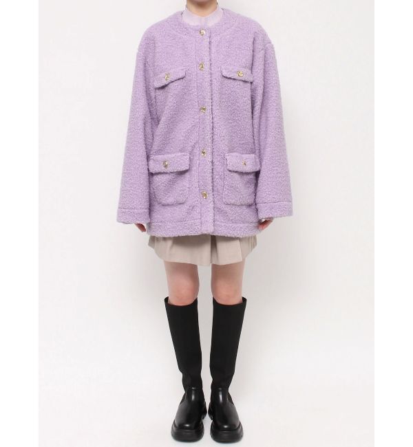 dazzlin「ボアフレンチブルゾン」|ブルゾン・スタジャン|