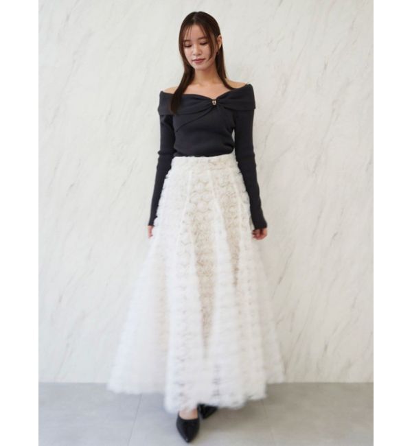 dazzlin「ツイストパーツニットトップス」|ニット・セーター|