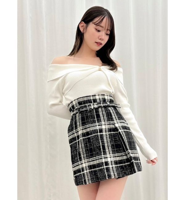 dazzlin「ツイストパーツニットトップス」|ニット・セーター|