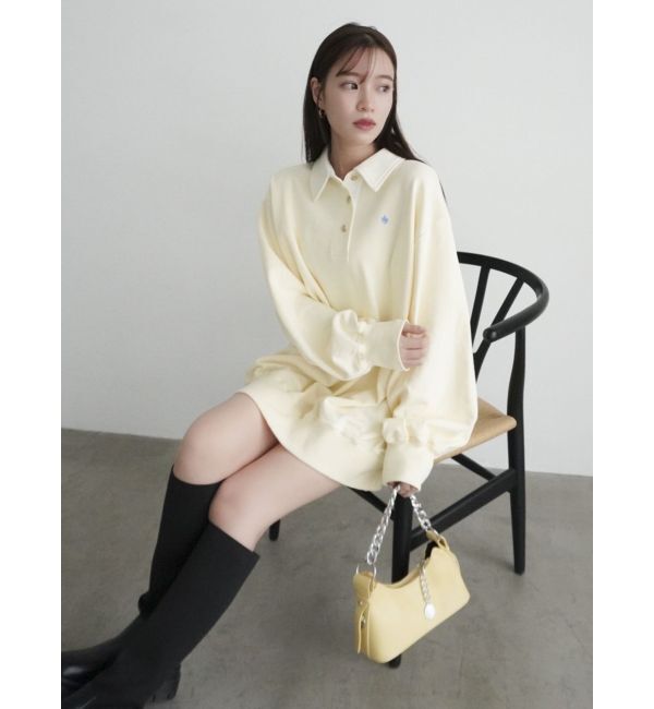 dazzlin「【POLO BCS コラボ】ポロカラーオーバーサイズスウェット」|スウェット・ジャージ|