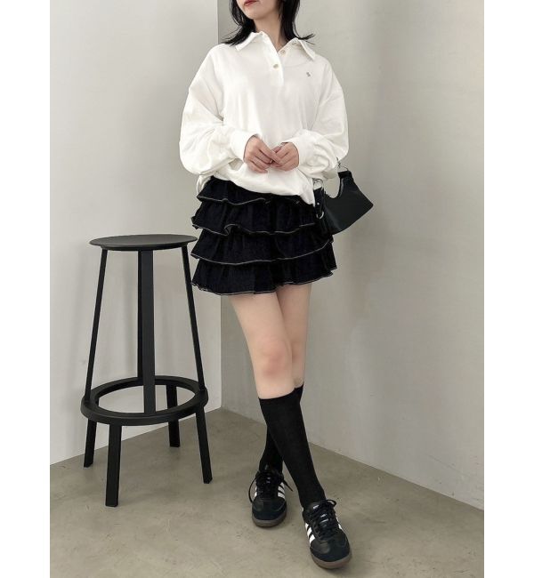 dazzlin「【POLO BCS コラボ】ポロカラーオーバーサイズスウェット」|スウェット・ジャージ|