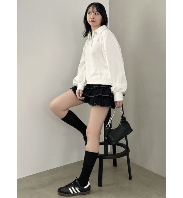 dazzlin「【POLO BCS コラボ】ポロカラーオーバーサイズスウェット」|スウェット・ジャージ|