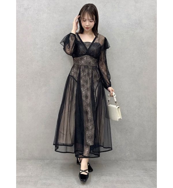 dazzlin「MIXレースドレス」|ドレス|