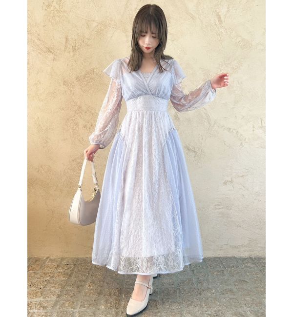 dazzlin「MIXレースドレス」|ドレス|