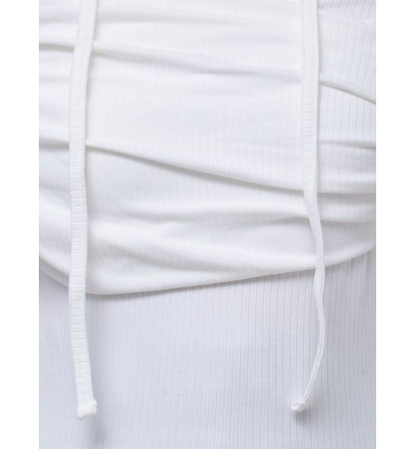 dazzlin「チョーカー付きオフショルドレープ長袖トップス」|Tシャツ・カットソー|